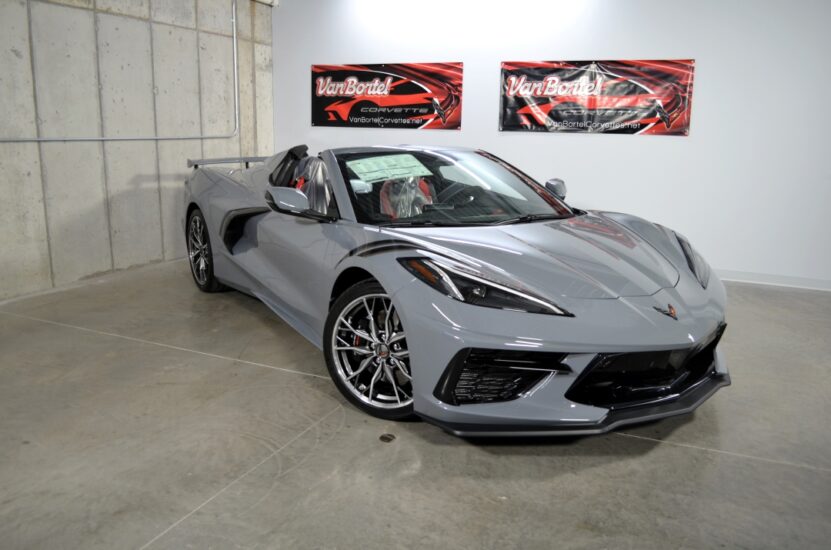 V11693 2025 Corvette Stingray Z51 Convertible Sea Wolf Gray Van