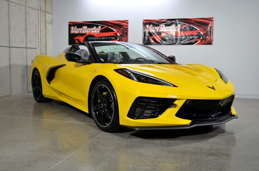 V11779 2025 Corvette Stingray Convertible Competition Yellow - Van ...